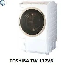 ( USED 95% ) TOSHIBA TW-117V6 MÁY GIẶT SẤY BLOCK